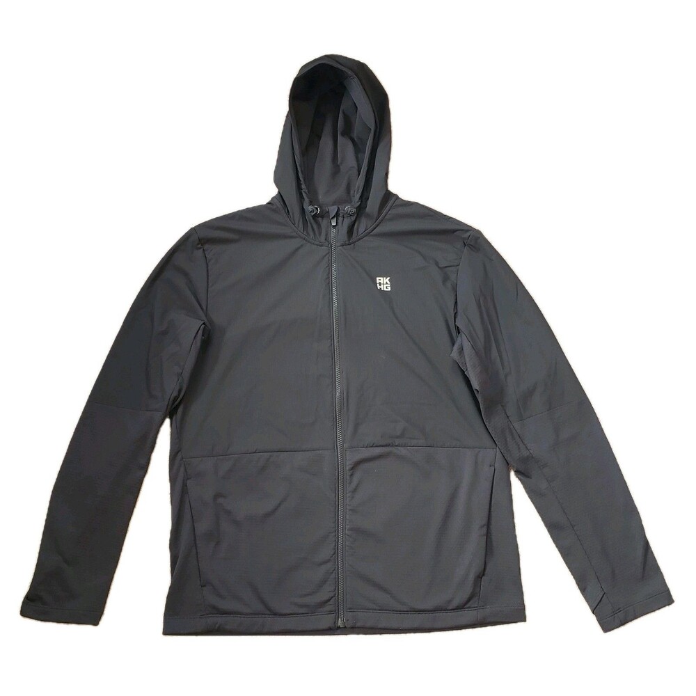 Alaskan Hardgear By Duluth Cross Layer Medium Standard Fit Full Zip Black Hoodie